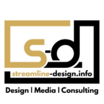 S-D Logo mit Slogan transparent streamline-design.info Logo transparent